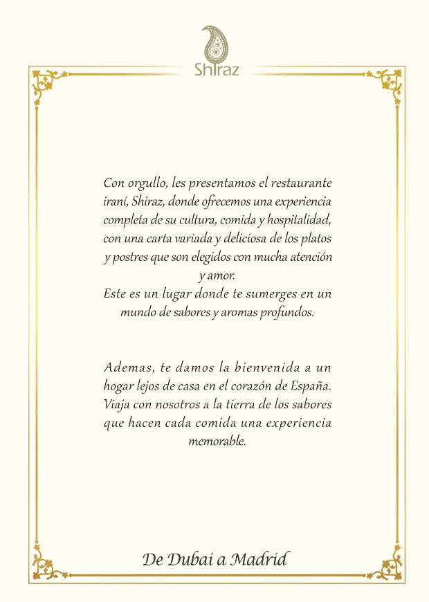 Persian Restaurant | Restaurante Persa